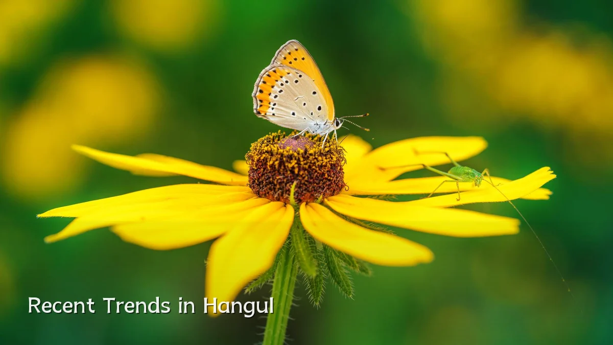 Recent Trends in Hangul