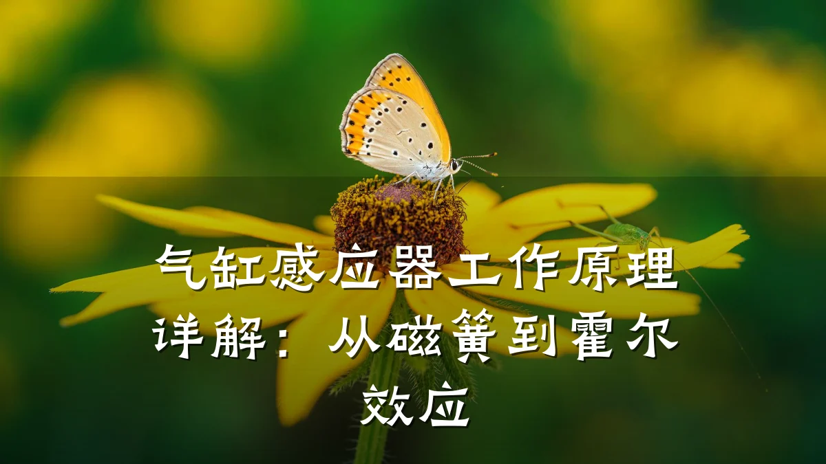 气缸感应器工作原理详解:从磁簧到霍尔效应